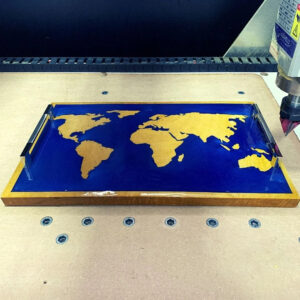 Bandeja mapa muni resina